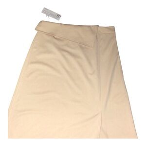 Chic Cream Pencil Skirt for Women size